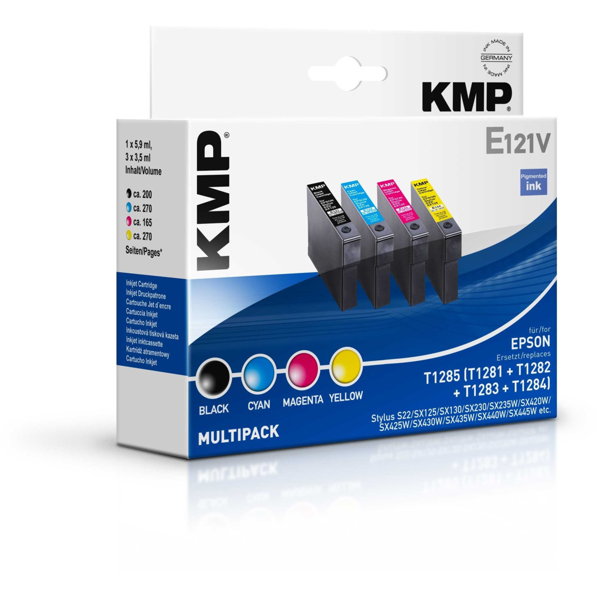KMP Epson T1285 - kompatibilní
