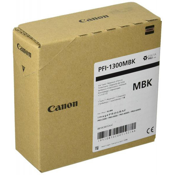 Canon PFI-1300MBK - originální
