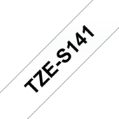 Páska Brother TZ-S141 - originální (Černý tisk/průsvitný podklad)