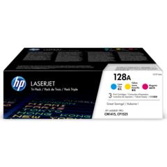 HP 128A, HP CF371AM CYM, originální sada tonerů