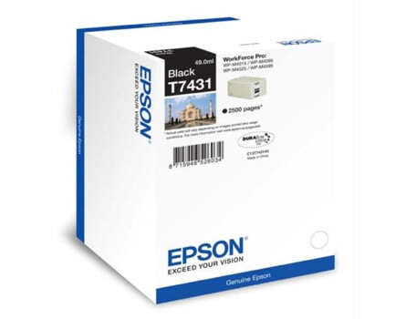 Zásobník Epson T7431, C13T74314010 - originální (Černý)
