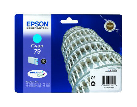 Cartridge Epson 79, C13T79124010 - originální (Azurová)