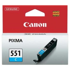 Cartridge Canon CLI-551 C, 6509B001 - originální (Azurová)