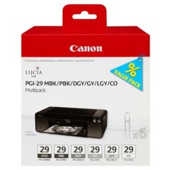 Cartridge Canon PGI-29 MBK/PBK/DGY/GY/LGY, 4868B005, Multipack - originální
