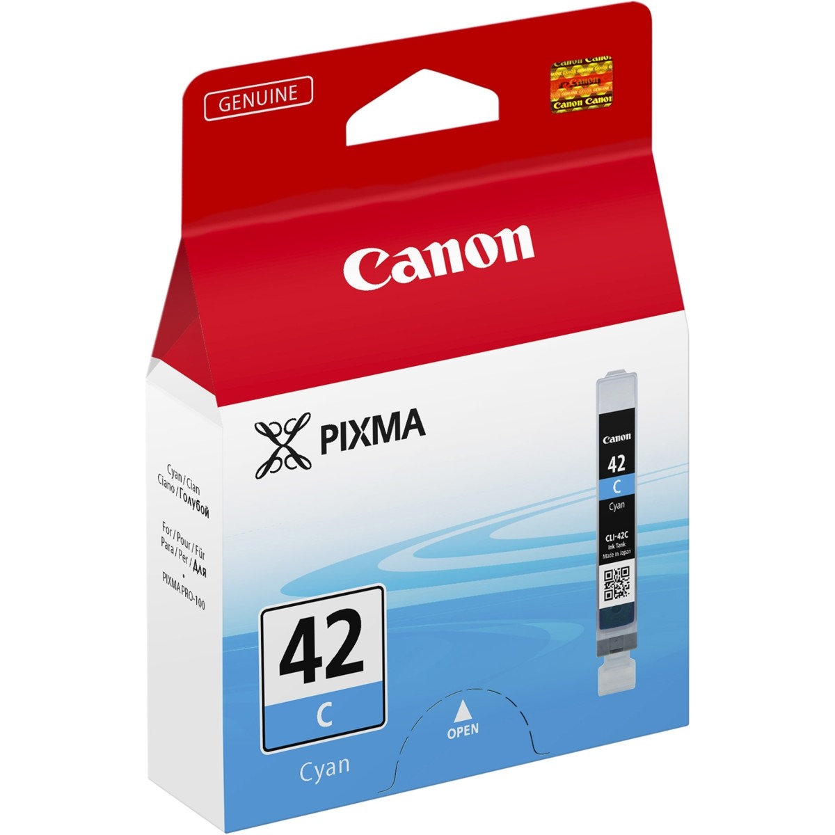 Levně Cartridge Canon CLI-42C, 6385B001 (Azurová) - originální