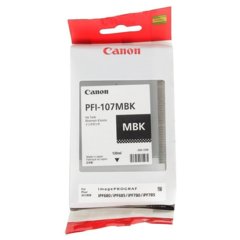 Cartridge Canon PFI-107MBK, 6704B001 (Černá) - originální