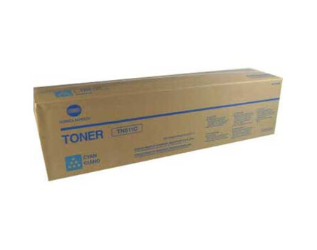 Toner Konica Minolta TN411C, azurová - originální