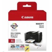 Cartridge Canon PGI-1500XL BK/C/M/Y Multipack, 9182B004 - originální