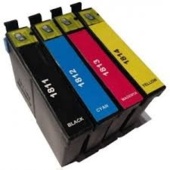 Epson T1816, kompatibilní kazety (černá, azurová, purpurová, žlutá) s čipem