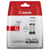 Cartridge Canon PGI-570XL PGBK, PGI-570XLPGBK, 0318C007, Twin-Pack - originální (2x Černá)
