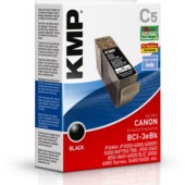 Cartridge Canon BCI-3eBK, KMP - kompatibilní (Černá)
