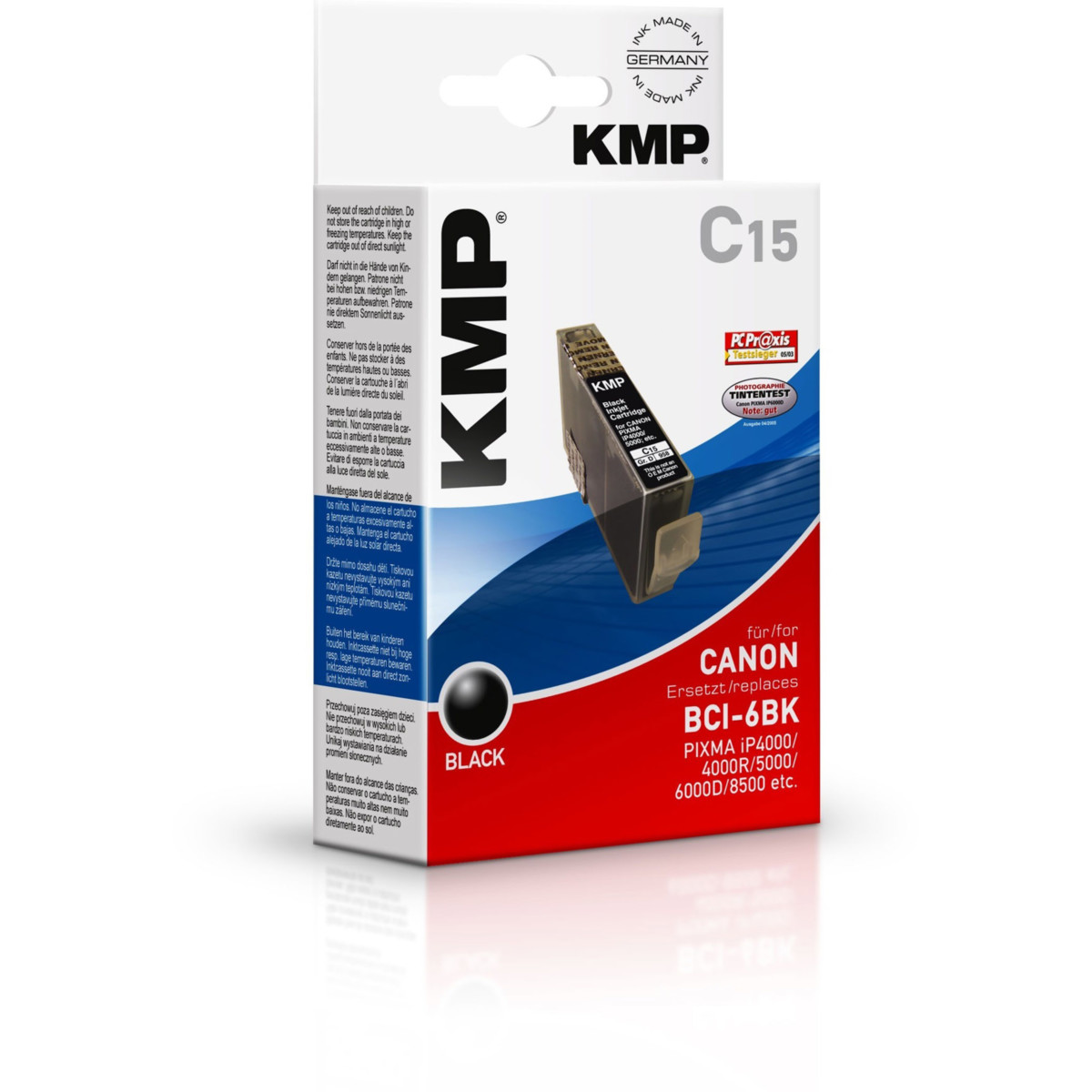 KMP Canon BCI-6Bk - kompatibilní