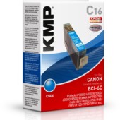 Cartridge Canon BCI-6C, KMP - kompatibilní (Azurová)