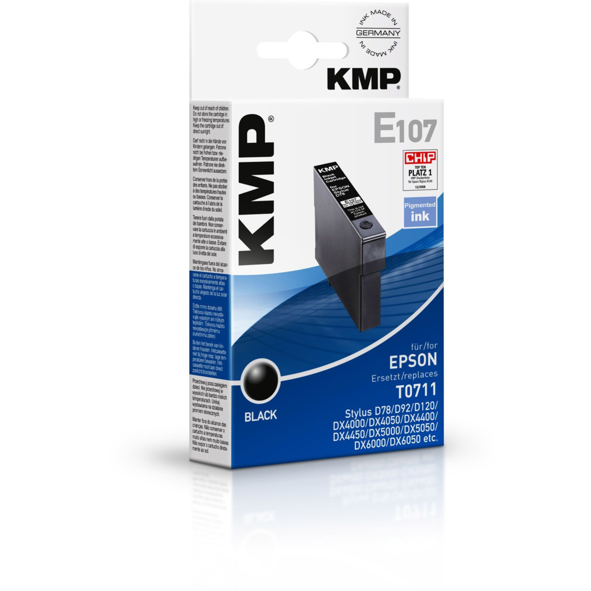 Levně KMP Epson T0711 - kompatibilní