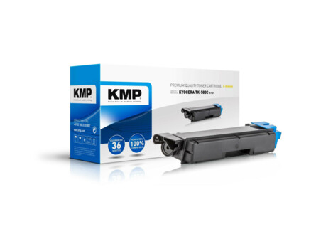Toner Kyocera TK-580C, KMP - kompatibilní (Azurová)