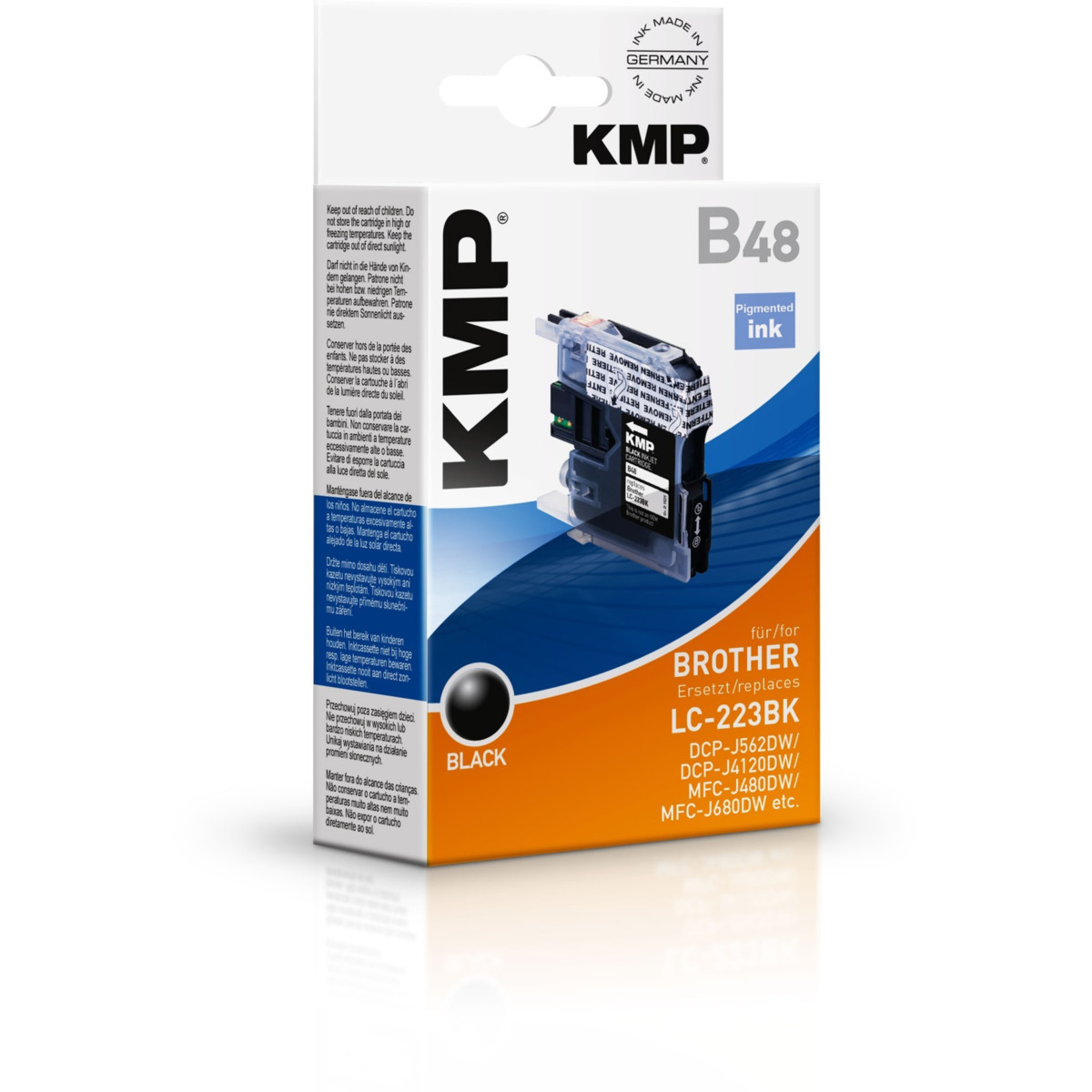 KMP Brother LC-223BK - kompatibilní