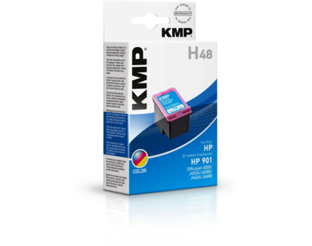 Cartridge HP 901 XL, HP CC656AE, KMP - kompatibilní (Barevná)