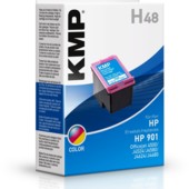 Cartridge HP 901 XL, HP CC656AE, KMP - kompatibilní (Barevná)