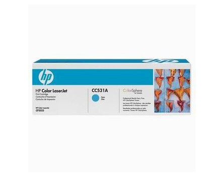 Toner HP CC531A - originální (Azurový)