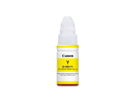 Canon GI-490Y, 0666C001, láhev s inkoustem - originální (Žlutá)