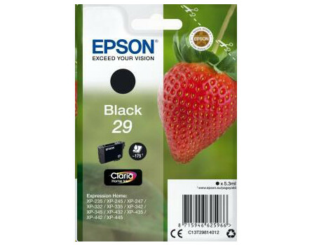 Cartridge Epson 29, C13T29814012 - originální (Černá)