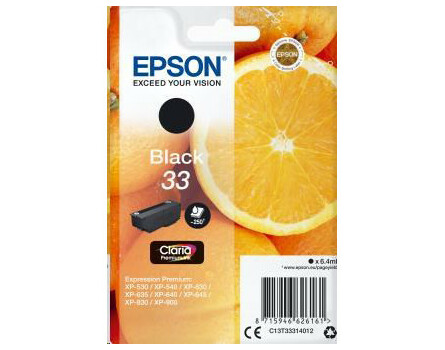 Zásobník Epson 33, C13T33314012 - originální (Černá)