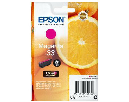 Zásobník Epson 33, C13T33434012 - originální (Purpurová)