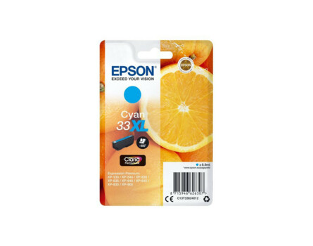 Zásobník Epson 33XL, C13T33624012 - originální (Azurová)