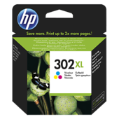 Cartridge HP 302XL, HP F6U67AE - originální (Barevná)