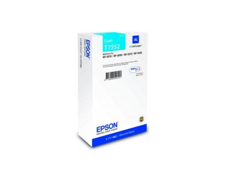 Cartridge Epson T7552 (XL), C13T755240 - originální (Azurová)