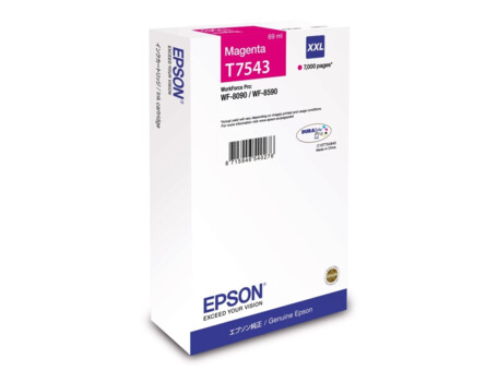 Cartridge Epson T7543 (XXL), C13T754340 - originální (Purpurová)