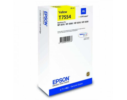 Cartridge Epson T7554 (XL), C13T755440 - originální (Žlutá)