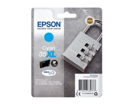 Zásobník Epson 35XL (T3592), C13T35924010 - originální (Azurová)