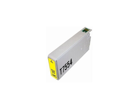 Epson T7554, kompatibilní, 62ml (Žlutá)