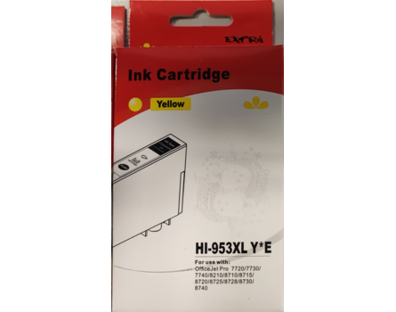 Cartridge HP 953XL, HP F6U18AE - alternativní (Žlutá)