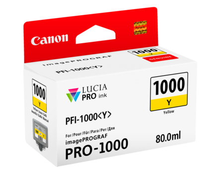 Cartridge Canon PFI-1000Y, PFI-1000 Y, 0549C001 - originální (Žlutá)