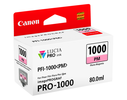 Cartridge Canon PFI-1000PM, PFI-1000 PM, 0551C001 - originální (Foto purpurová)