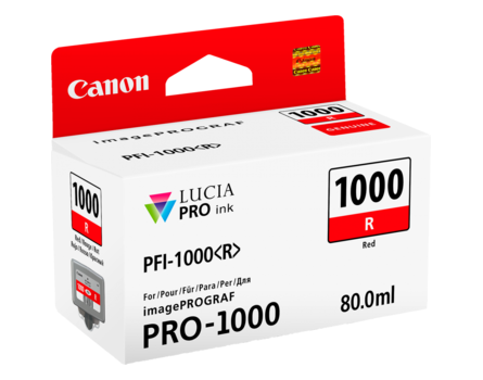 Cartridge Canon PFI-1000R, PFI-1000 R, 0554C001 - originální (Červená)