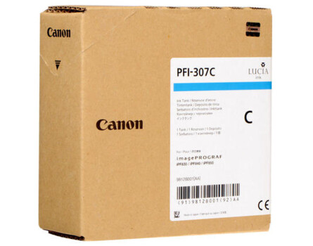 Cartridge Canon PFI-307C, 9812B001 - originální (Azurová)