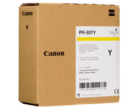 Cartridge Canon PFI-307Y, 9814B001 - originální (Žlutá)