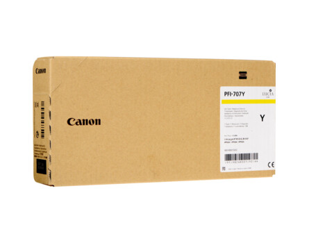 Cartridge Canon PFI-707Y, 9824B001 - originální (Žlutá)