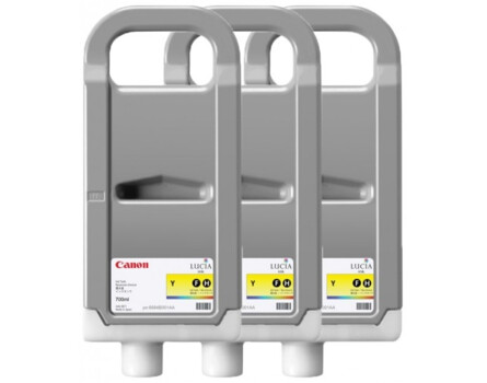 Cartridge Canon PFI-707Y, 9824B003, 3ks - originální (Žlutá)