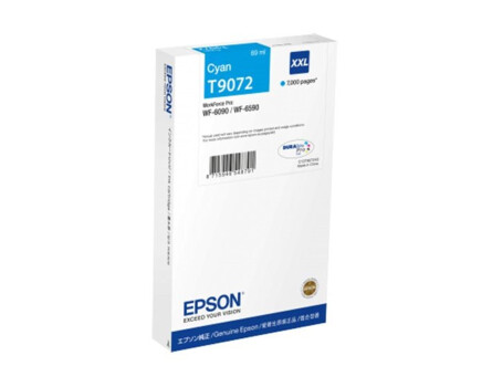 Cartridge Epson T9072 XXL, C13T907240 - originální (Azurová)