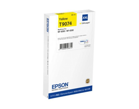 Cartridge Epson T9074 XXL, C13T907440 - originální (Žlutá)