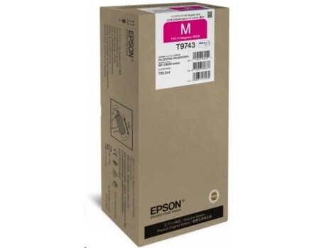 Cartridge Epson T9743 XXL, C13T974300 - originální (Purpurová)