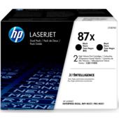 Toner HP 87X, HP CF287XD, dvoubalení - originální (2x Černý)