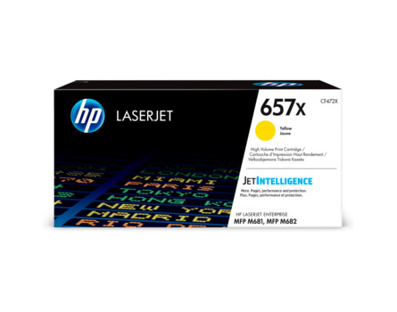 Toner HP 657X, HP CF472X - originální (Žlutý)