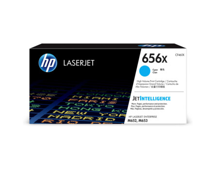 Toner HP 656X, HP CF461X - originální (Azurový)