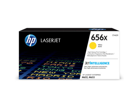 Toner HP 656X, HP CF462X - originální (Žlutý)