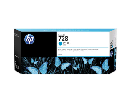 Cartridge HP 728, HP F9K17A - originální (Azurová)